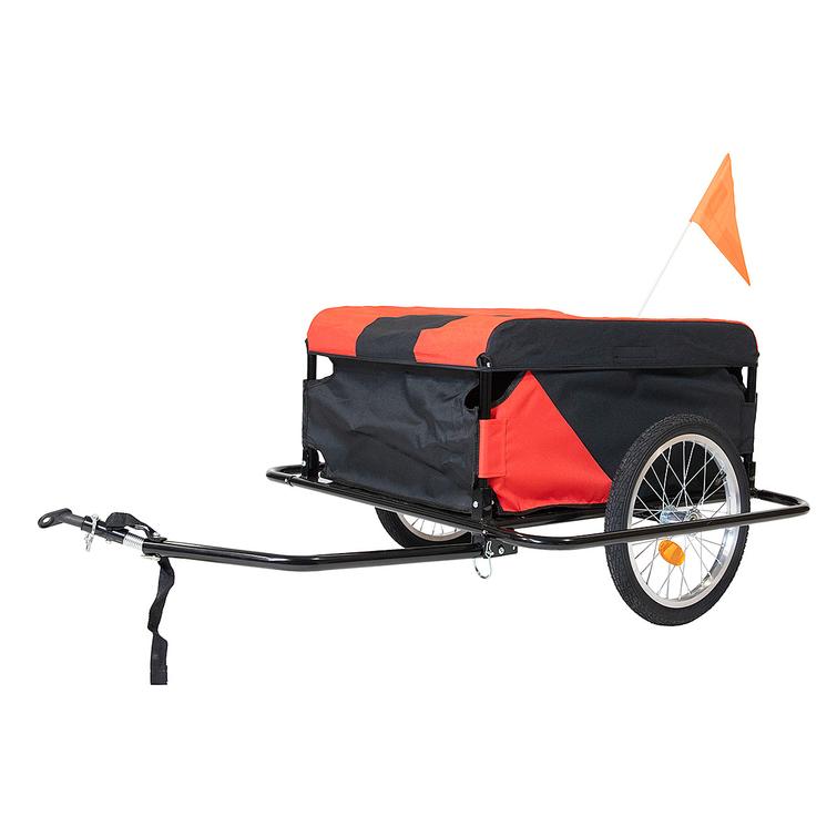 Tavarankuljetusk&auml;rry kuomulla, punainen