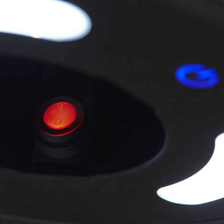 HORTUS Patio heater 211-315 hanging 2000 W, GT, Ø45cm, black.