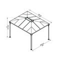 PALRAM Canopia Martinique garden pavilion 3600, anthracite