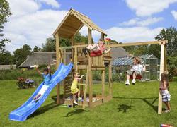 Leikkitorni Jungle Gym Palace, 2-swing module sek&auml; liukum&auml;ki