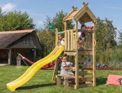 Jungle Gym Teepee, leikkitorni, keinuteline sekä liukumäki