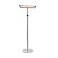 HORTUS Terassil&auml;mmitin lattiamalli 1000/2000 W, GT, hopea.