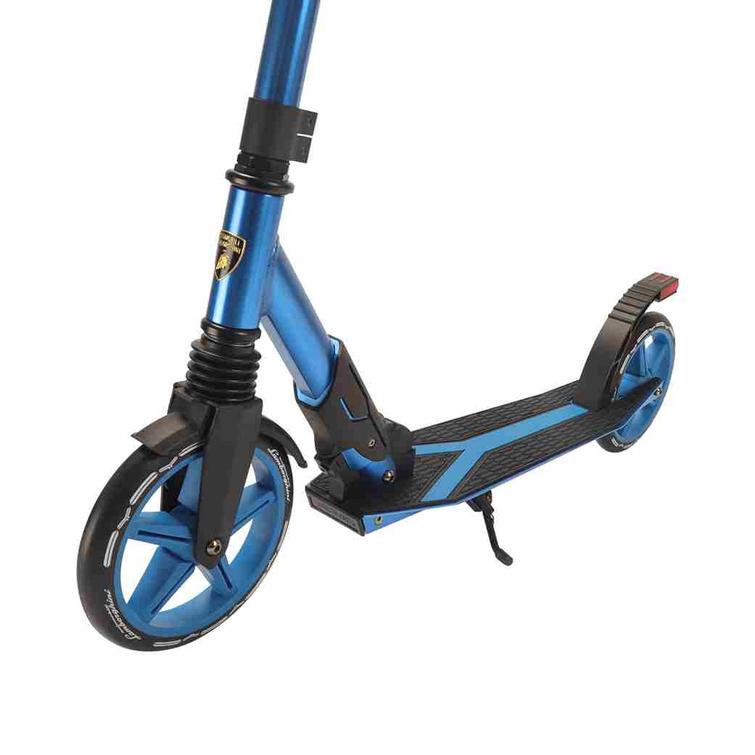 Potkulauta Lamborghini L2-200, sininen, takavalolla.