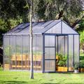 Kasvihuone Glory 9,2 m2, harmaa runko, Palram - Canopia