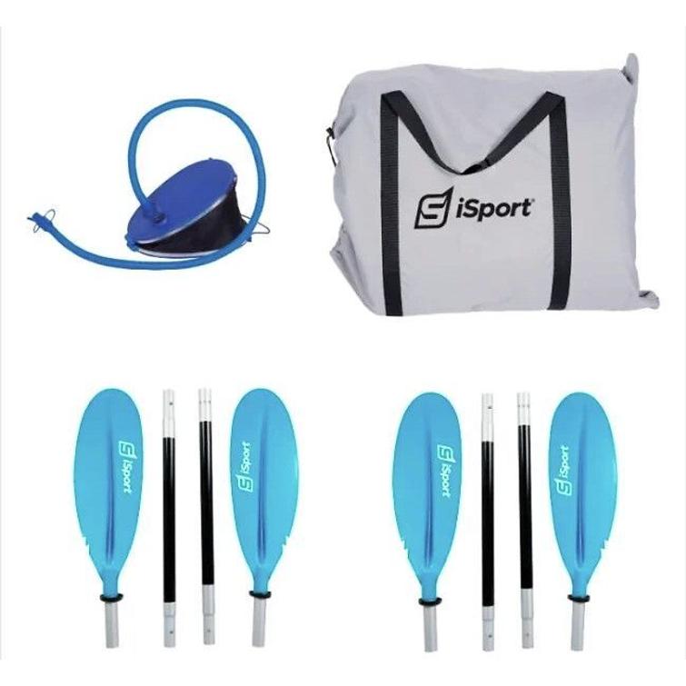 iSport explorer double ilmat&auml;ytteinen kajakki, 2-paikkainen