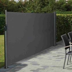Sisäänvedettävä sivumarkiisi-tuulisuoja 160 x 400 cm, yksisuuntainen HORTUS