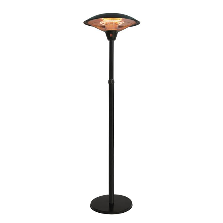 HORTUS Terrassv&auml;rmare med justerbar fot 900/1200/2100 W, HA, svart. Leverans fr&aring;n 25.8.