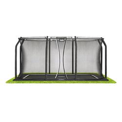 Salta Trampoliini Royal Baseground 396x244 cm, musta, sis. turvaverkon.