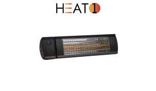 Terassilämmitin Heat1 Eco High-line  2000W  musta, 212-315. Säädettävä.