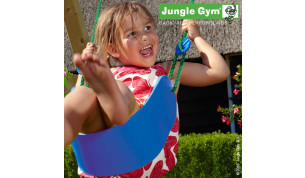 Jungle Gym Sling Swing, kevytrakenteinen ja joustava keinuistuin, sininen