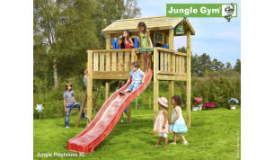 Jungle Gym Leikkitornikokonaisuus XL, sis. puutavaran, mukana liukumäki