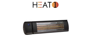 Terassilämmitin Heat1 Eco High-line  1500W  musta, 212-310. Säädettävä.